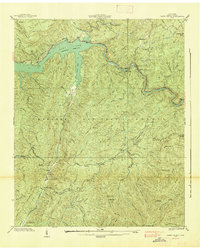 Download a high-resolution, GPS-compatible USGS topo map for Caney Creek, TN (1938 edition)