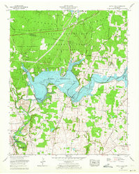 preview thumbnail of historical topo map of Franklin County, TN in 1962