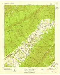 Download a high-resolution, GPS-compatible USGS topo map for Carter, TN (1954 edition)