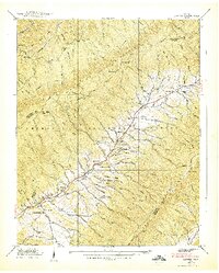 preview thumbnail of historical topo map of Carter County, TN in 1938