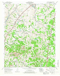 1965 Map of Spring Hill, TN, 1967 Print