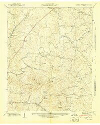 preview thumbnail of historical topo map of Maury County, TN in 1941