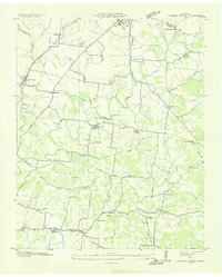 1936 Map of Maury County, TN