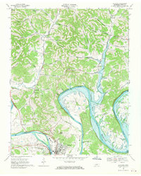 Download a high-resolution, GPS-compatible USGS topo map for Carthage, TN (1970 edition)