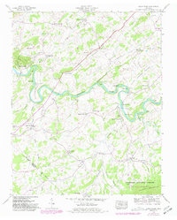 Download a high-resolution, GPS-compatible USGS topo map for Cedar Creek, TN (1981 edition)
