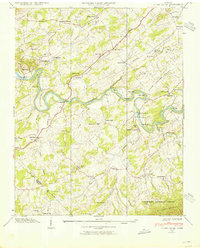Download a high-resolution, GPS-compatible USGS topo map for Cedar Creek, TN (1954 edition)
