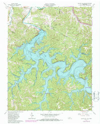 Download a high-resolution, GPS-compatible USGS topo map for Center Hill Dam, TN (1986 edition)