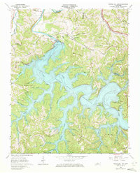 Download a high-resolution, GPS-compatible USGS topo map for Center Hill Dam, TN (1972 edition)