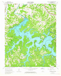 Download a high-resolution, GPS-compatible USGS topo map for Center Hill Dam, TN (1964 edition)
