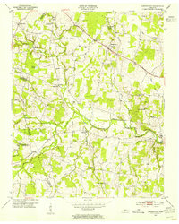 1953 Map of Centertown, 1955 Print