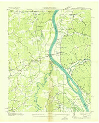 1936 Map of Centerville Landing