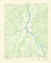 1936 Map of Centerville Landing