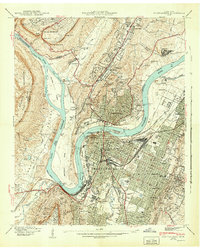 preview thumbnail of historical topo map of Chattanooga, TN in 1941