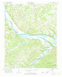 Download a high-resolution, GPS-compatible USGS topo map for Cheatham Dam, TN (1973 edition)