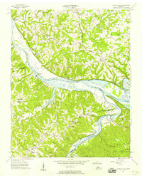 Download a high-resolution, GPS-compatible USGS topo map for Cheatham Dam, TN (1958 edition)