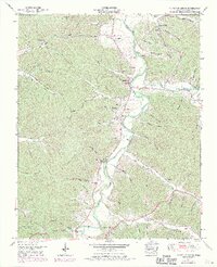 1950 Map of Chestnut Grove, 1970 Print