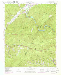 Download a high-resolution, GPS-compatible USGS topo map for Chestoa, TN (1979 edition)