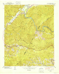 Download a high-resolution, GPS-compatible USGS topo map for Chestoa, TN (1939 edition)