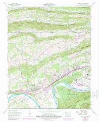 Download a high-resolution, GPS-compatible USGS topo map for Church Hill, TN (1989 edition)