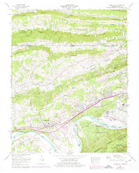 Download a high-resolution, GPS-compatible USGS topo map for Church Hill, TN (1975 edition)
