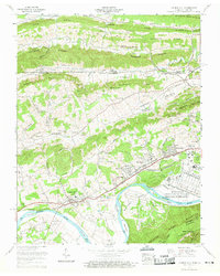 Download a high-resolution, GPS-compatible USGS topo map for Church Hill, TN (1969 edition)