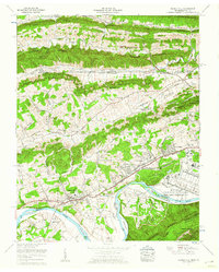 Download a high-resolution, GPS-compatible USGS topo map for Church Hill, TN (1960 edition)