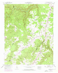 Download a high-resolution, GPS-compatible USGS topo map for Clarkrange, TN (1976 edition)
