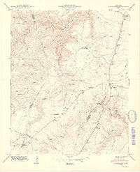 1950 Map of Clarkrange