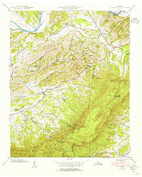Download a high-resolution, GPS-compatible USGS topo map for Clevenger, TN (1954 edition)