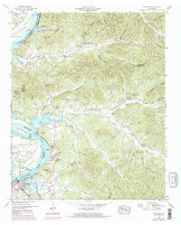 Download a high-resolution, GPS-compatible USGS topo map for Clifton, TN (1973 edition)