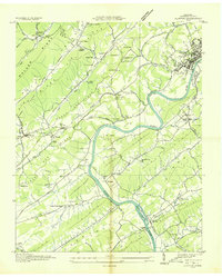 Download a high-resolution, GPS-compatible USGS topo map for Clinton, TN (1936 edition)