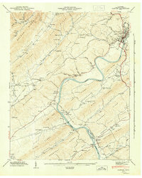 Download a high-resolution, GPS-compatible USGS topo map for Clinton, TN (1946 edition)