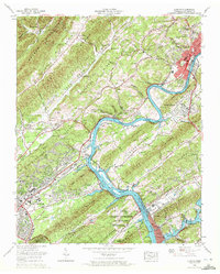 Download a high-resolution, GPS-compatible USGS topo map for Clinton, TN (1972 edition)