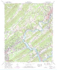 1968 Map of Clinton, 1977 Print