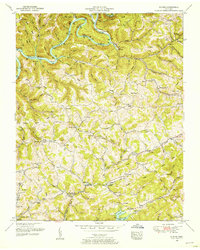 Download a high-resolution, GPS-compatible USGS topo map for Clouds, TN (1954 edition)