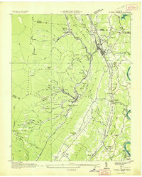 1936 Map of Briceville, TN
