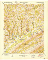 Download a high-resolution, GPS-compatible USGS topo map for Colemen Gap, TN (1950 edition)