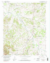 preview thumbnail of historical topo map of Williamson County, TN in 1957