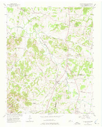 preview thumbnail of historical topo map of Williamson County, TN in 1957