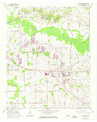 Download a high-resolution, GPS-compatible USGS topo map for Collierville, TN (1974 edition)