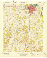 preview thumbnail of historical topo map of Columbia, TN in 1949