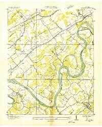 1936 Map of Friendsville, TN