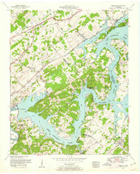 preview thumbnail of historical topo map of Loudon County, TN in 1953