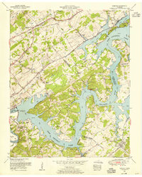Download a high-resolution, GPS-compatible USGS topo map for Concord, TN (1955 edition)