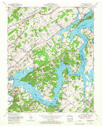 preview thumbnail of historical topo map of Loudon County, TN in 1953