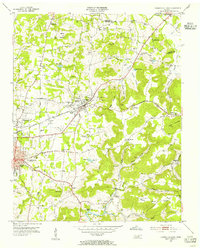 Download a high-resolution, GPS-compatible USGS topo map for Cookeville East, TN (1955 edition)