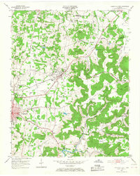 Download a high-resolution, GPS-compatible USGS topo map for Cookeville East, TN (1968 edition)