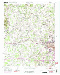 Download a high-resolution, GPS-compatible USGS topo map for Cookeville West, TN (1990 edition)