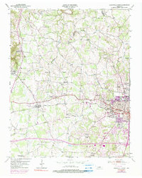 Download a high-resolution, GPS-compatible USGS topo map for Cookeville West, TN (1990 edition)