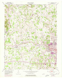 Download a high-resolution, GPS-compatible USGS topo map for Cookeville West, TN (1975 edition)